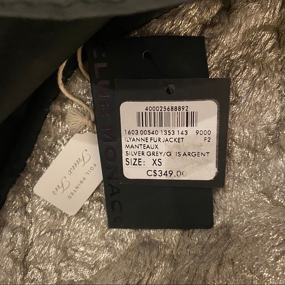 Club Monaco Ilyanne Faux Fur Jacket - Picture 4 of 4